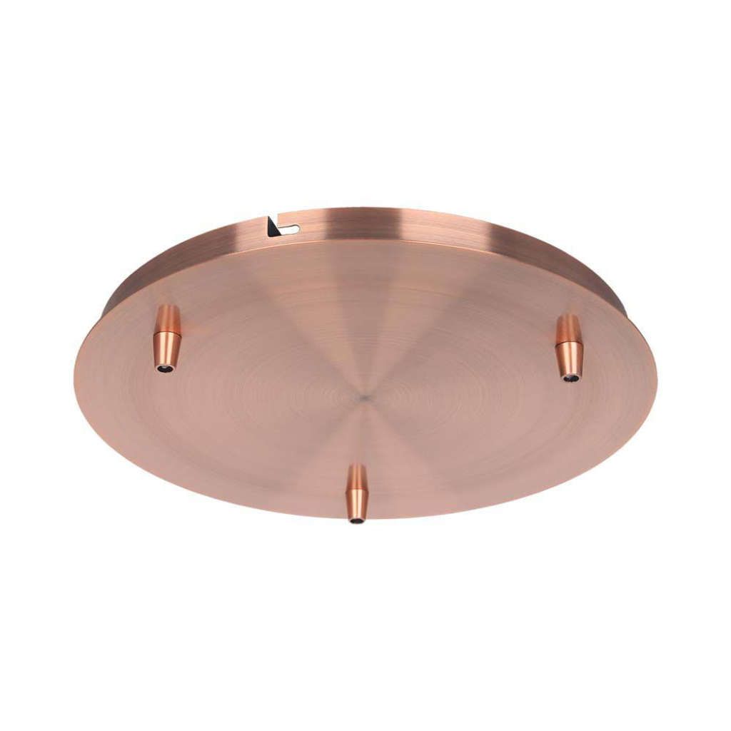 Anteprima Rosone per lampadario rame 300x25 mm V-TAC
