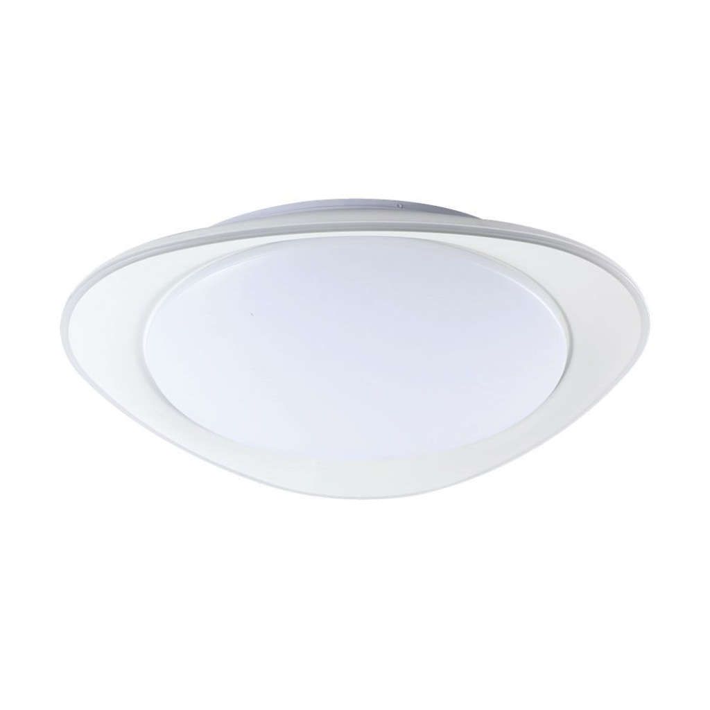 Anteprima V-TAC Plafoniera LED 60W Rotonda con Telecomando controllo Remoto CCT 3in1 Colore Bianco D550mm Dimmerabile 3000-6500K Cover Ellittica
